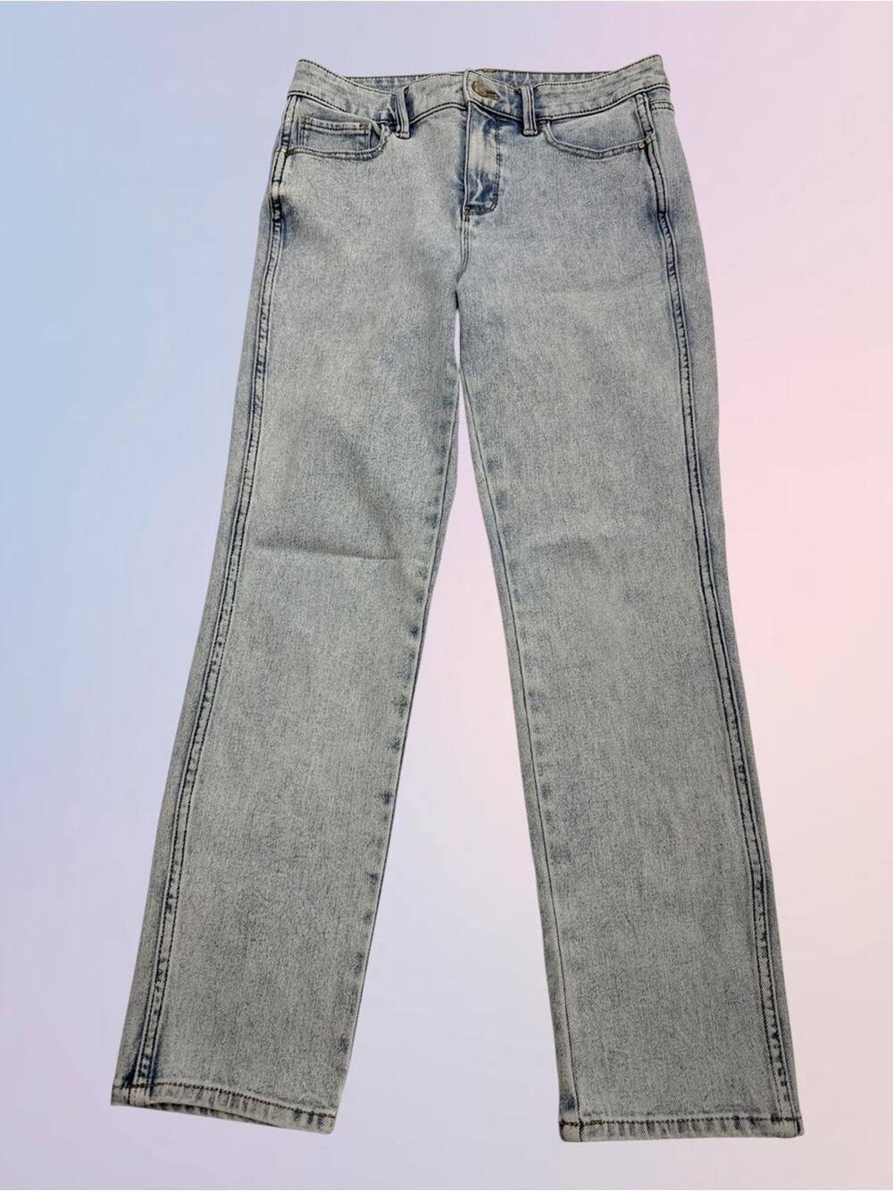 WHBM Women’s 4 THE STRAIGHT Blue Jeans